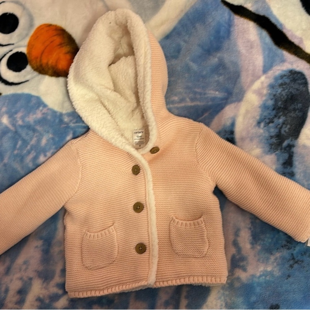 NWT Carters 12m light pink jacket